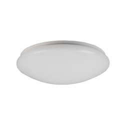 15-in 24W LED Puff Flush Mount, 0-10V Dimming, 120V, Selectable CCT