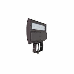 54W LED Flood Light w/ Trunnion & 3-Pin Receptacle, Medium, 6638 lm, 120V-277V, 5000K