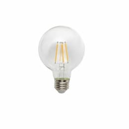 MaxLite 8.5W LED G25 Filament Globe, E26, Dimmable, 800 lm, 120V, 2700K, Clear