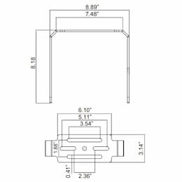 Yoke Bracket for HLRM Series, Medium