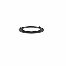 4-in Trim for Slim Downlights, Baffle, Black