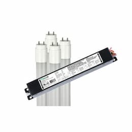 MaxLite 4-ft 13W LED T8 Tube w/ External Driver, G13, 4-Lamp, 2200 lm, 4000K