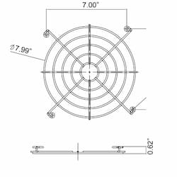 Wire Guard for HLRM Series, Flat Lens