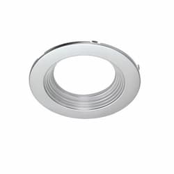 4-in Trim Kit for Residential Downlights, Silver