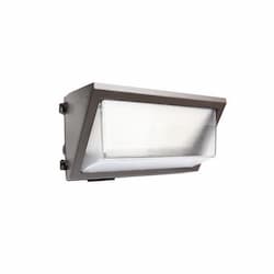 120W LED Open Face Wall Pack, Dim, 14000 lm, 120V-277V, Dark Bronze