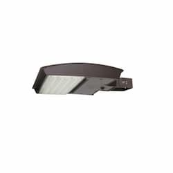 MaxLite 75W LED Area Light w/ Trunnion, Narrow, 277V-480V, Selectable CCT, BRZ