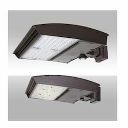 75W Area Light w/Fixed Mount & -20C BBU, 4W, 120V-277V, Selectable CCT