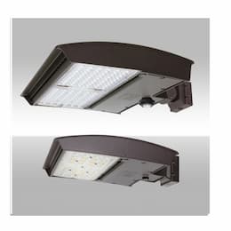 75W Area Light w/ Fixed Mount & 0C BBU, 3G, 120V-277V, Selectable CCT