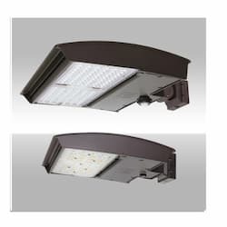 75W Area Light w/Fixed Mount & -20C BBU, 3G, 120V-277V, Selectable CCT