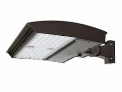 125W LED Flood Light, T5 Square, Flexible Arm, 277-480V, CCT Select