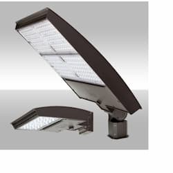 150W LED Area Light w/Trunnion, Narrow, 120V-277V, Selectable CCT, BRZ