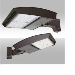 200W LED Area Light w/ Slipfitter, Narrow, 277V-480V, Selectable CCT