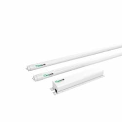 4-ft 19W LED T8 Tube Light, External Driver, G13, 2350 lm, 120V-277V, 4000K