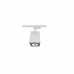 TH Series White Square LED Track Light Fixture Head for E26 PAR30 Bulb