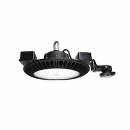 180W LED Round High Bay, Wide Optics, Bi-Level S & C, 347-480V, 5000K