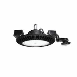 MaxLite 150W LED Round High Bay, Wide Optics, Bi-Level S & C, 347-480V, 5000K