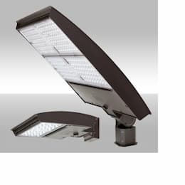 200W LED Area Light w/Flex Arm, Type 4N, 277V-480V, Selectable CCT, BZ