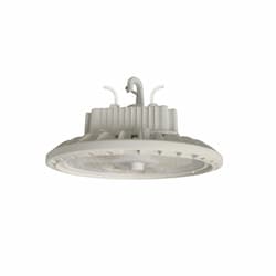 180/200/240W Eco Round High Bay, 120V-277V, Selectable CCT, White