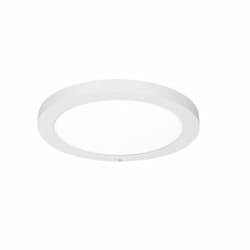 12-in 18W LED Flush Mount w/ Motion Sensor, 120V, Selectable CCT, WHT