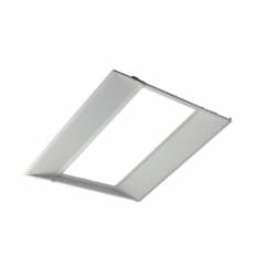 30W 2x2 LED Recessed Troffer w/ Backup, 0-10V Dimmable, 2640 lm, 120V-277V, 3500K