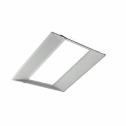 30W 2x2 LED Recessed Troffer w/ Backup, 0-10V Dimmable, 2760 lm, 120V-277V, 5000K