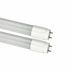 4-ft 18W LED T8 Tube Light, Direct Wire, Single End, G13, 2200 lm, 120V-277V, 4000K