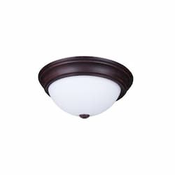 15" 25W Traditional LED Ceiling Light, 100W Inc. Retrofit, 1755 lm, 120V, 2700K, Bronze