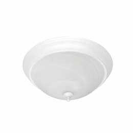 15" 24W LED Flush Mount, Traditional, 150W Inc. Retrofit, Dim, 1680 lm, 3000K, White