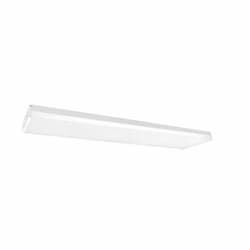 4-ft 12W LED Utility Light Fixture, White