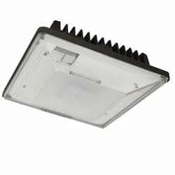 20W LED Canopy Light, 100W MH Retrofit, 0-10V Dim, 2415 lm, 120V-277V, 4000K, Bronze