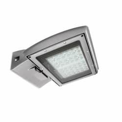 95W LED Shoebox Area Light, Type IV, 0-10V Dim, 400W MH Retrofit, 11730 lm, 5000K, Silver