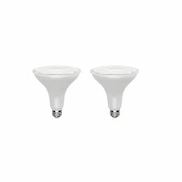 13W LED PAR38 Bulb, 2-Pack, Standard Flood, 0-10V Dimmable, E26, 950 lm, 2700K