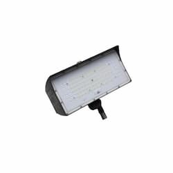 50W LED Flood Light w/ Photocell, Knuckle Mount, 6900 lm, 4000K, Bronze