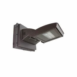 55W LED Wall Light w/ 0 Deg Backup, Type III, 6200 lm, 120V-277V, 4000K