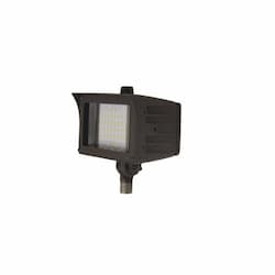 20W Flood Light w/ Knuckle Mount & Photocell Sensor, Narrow, Dim, 2300 lm, 5000K