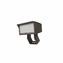 50W LED Medium Flood Light w/ Trunnion Mount & Photocell, Dim, 6900 lm, 4000K, Bronze