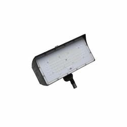 50W LED Medium Flood Light w/ Knuckle Mount & Photocell, Dim, 7380 lm, 5000K, Bronze