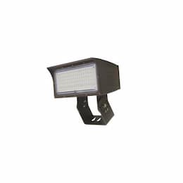 50W LED Medium Flood Light w/ Trunnion Mount & Photocell, Dim, 7380 lm, 5000K, Bronze