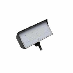 80W LED Medium Flood Light w/ Knuckle Mount & Photocell, Dim, 9900 lm, 4000K, Bronze