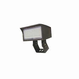 80W LED Medium Flood Light w/ Trunnion Mount & Photocell, Dim, 9900 lm, 5000K, Bronze