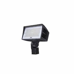 120W LED Large Flood Light w/ Slipfitter Mount & 7-Pin Receptacle, Dim, 5000K