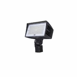 120W LED Large Flood Light w/ Slipfitter Mount & 3-Pin Receptacle, Dim, 5000K