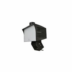 120W LED Large Flood Light w/ Trunnion Mount & 3-Pin Receptacle, Dim, 5000K