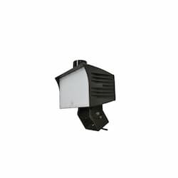 120W LED Large Flood Light w/ Trunnion Mount & 7-Pin Receptacle, Wide, Dim, 5000K