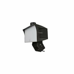 120W LED Large Flood Light w/ Trunnion Mount & 3-Pin Receptacle, Wide, Dim, 5000K