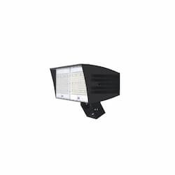 200W LED XLarge Flood Light w/ Trunnion Mount & 3-Pin Receptacle, Dim, 480V, 4000K