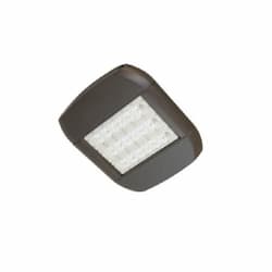 80W QuadroMAX LED Light w/ NEMA Photocontrol, 9000 lm, 120V-277V, Type IV, 4000K, Bronze