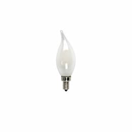 3W LED Filament BA10 Bulb, 40W Inc. Retrofit, Dim, E12, 325 lm, 2700K, Frosted