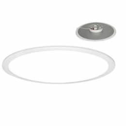 2' 36W LED Pendant Panel Light, Round, Direct Model, 0-10V Dim, 3200 lm, 3500K