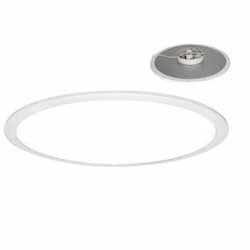 2' 40W LED Pendant Panel Light, Round, Direct Model, 0-10V Dim, 3200 lm, 4000K